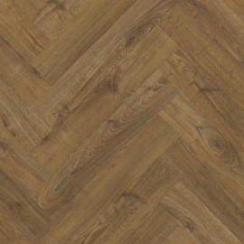 ПВХ плитка для пола Quick-Step Vinyl Flex Herringbone (классическая елка) Коричневый осенний дуб (Fall oak brown) коллекция Pristine SGHBC20334