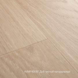 Плитка ПВХ Quick-Step Дуб чистый натуральный (Pure Oak Blush) коллекция Alpha Vinyl Medium Planks AVMP40097
