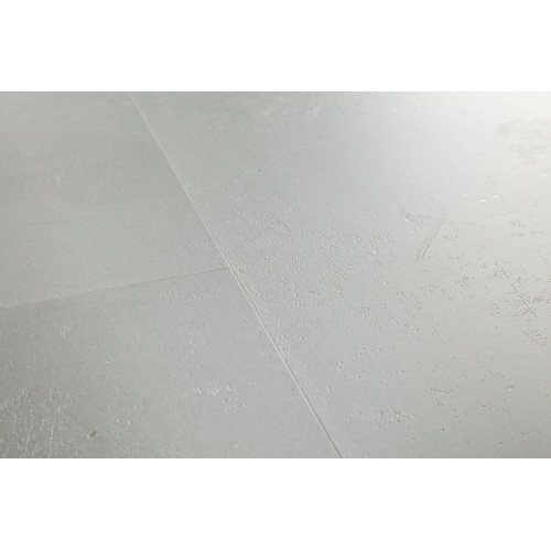 Плитка ПВХ Quick-Step Vinyl Flex Шлифованный бетон светло-серый коллекция Ambient Glue Plus AMGP40139